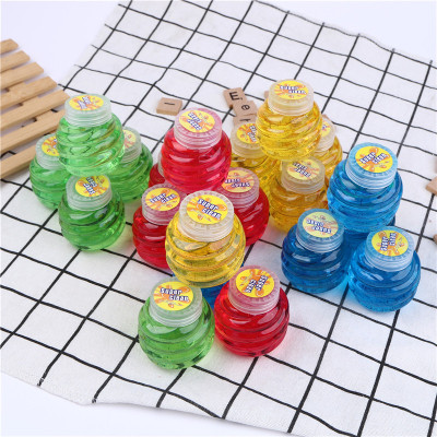 Crystal slime transparent safety non - toxic rubber colored child girl slime toy snot slime foaming adhesive