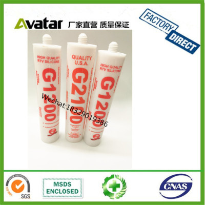 G1200 Anti Mould Silicone Sealant For Sanitary And Kitchen  100% RTV Transparent 