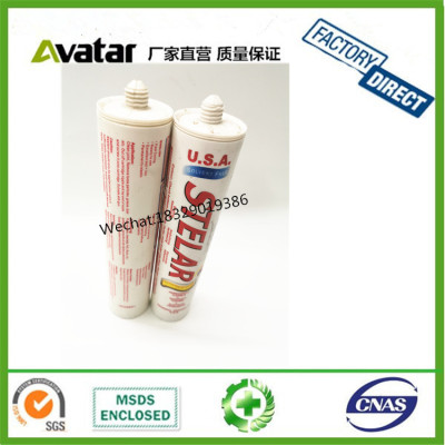 OEM Wholesale Excellent Toughness STELAR White Acetic Silicone Sealant For Hotel Building Windows Sealing