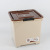 Factory direct selling 1551A solid color square box 75L plastic storage box easy button storage box