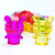 Children's Amusement Park Fondant Machine Cartoon Fuwa Acrylic Transparent Colored Beads DIY Toy Beads Spot Supply