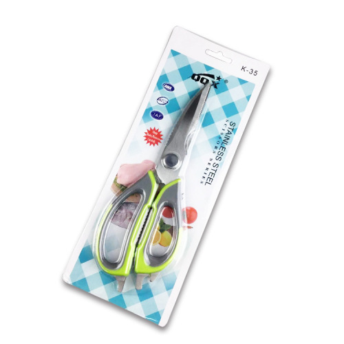 Factory Spot Stainless Steel Multi-Functional Scissors Kitchen Scissors Food Scissors Strong Chicken Bone Scissors Refrigerator Scissors 
