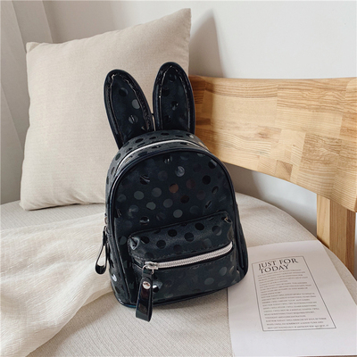 Children's Bags New Cute Fashion Rabbit Ears Backpack Korean Style Lightweight Outdoor Male and Female Baby Kindergarten Backpack