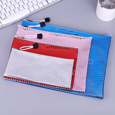 2019 canvas ring file bag folder can be customized logo, waterproof moisture - resistant dirty portable