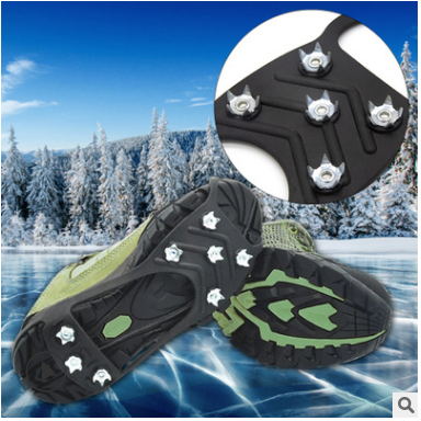 Snow anti-slip 8 teeth outdoor climbing anti-slip shoes cover outdoor goods