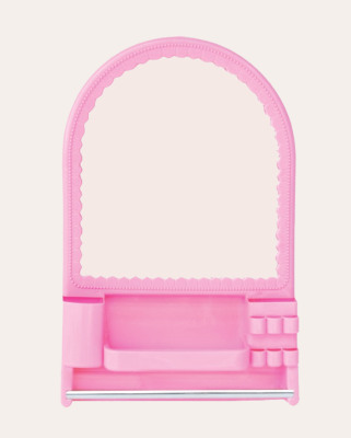 Toilet Dressing Mirror Wall Hanging Mirror Sub Plastic Cosmetic Mirror Bathroom Hanging Mirror