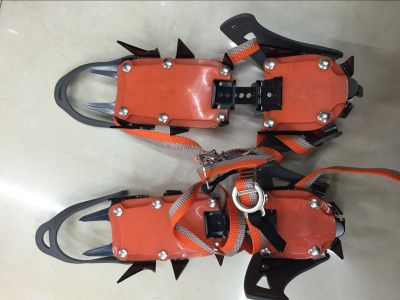 14 tooth crampon snow shoes cover for outdoor ice climbing non-slip outdoor equipment