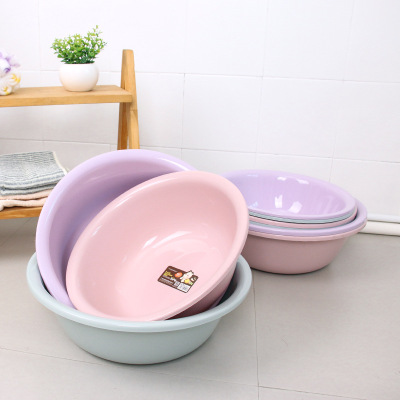 The Household thickened plastic adult washbasin large size baby washbasin