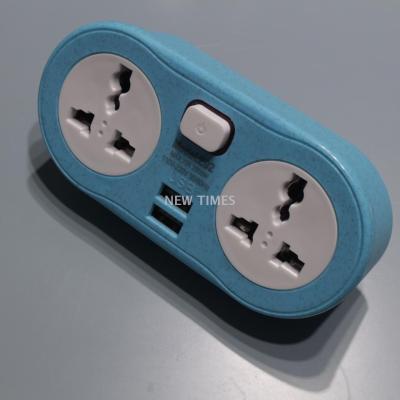 New type of foreign trade adaptor E02 European adaptor two flat adaptor