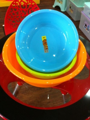 Plastic thickened kitchen basin fruit washbowl
