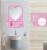 Toilet Dressing Mirror Wall Hanging Mirror Sub Plastic Cosmetic Mirror Bathroom Hanging Mirror