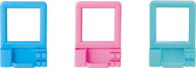 Square Small Bathroom Dressing Mirror Wall Hanging Mirror Sub Plastic Cosmetic Mirror Bathroom Hanging Mirror