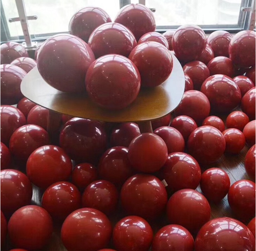 Wholesale Net Ruby Red 10-Inch Latex Balloon Wedding Room Layout Thickened Double-Layer Pomegranate Red Balloon
