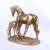 New Resin Crafts European Bronze Mother and Child Horse Ornament Creative Living Room TV Cabinet Office Furnishings