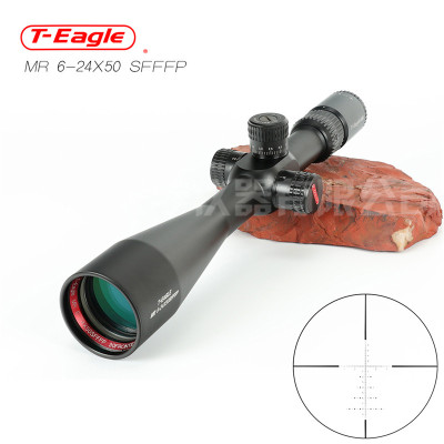 This year hot style hawk 6-24x50 front cross aiming sniper lens low light night vision