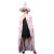 A new Halloween costume for adults and children, A wizard's hat with blood marks, A caped hat costume
