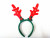 Little red bell leaf antler headband Christmas antler head clasp cute animal shape