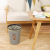 Pressure ring trash bin household bagging office paper basket living room kitchen trash bin supermaket ashbin