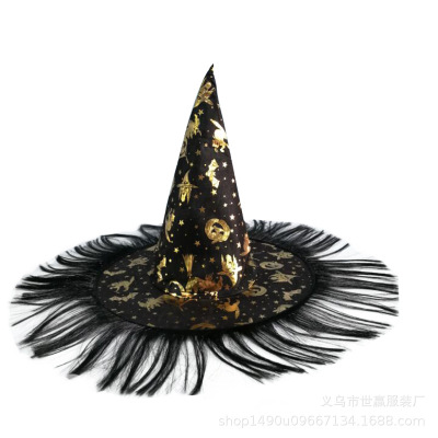 Halloween hats witches and wizards Cosplay adult hats as party props