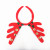RL420 sponge composite thickened bell red wing antler head hoop Christmas antler head buckle decoration