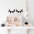 Nordic wood eyelash cartoon stereo becomes DIY children bedroom props home living room hanging ornaments