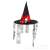 Halloween ghosthead lace witch hat black tunic key-2 luxury witch ball decoration props with gauze feather witch hat
