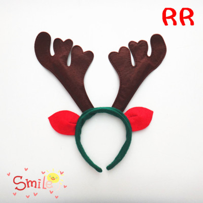 RL316 tricolor antler headband holiday party birthday party props yiwu manufacturers wholesale