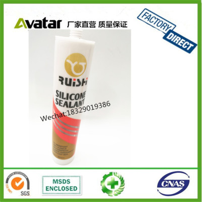 RUISHI Acetic high quality weather resistance silicone sealant