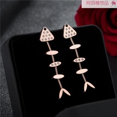Arnan jewelry fashion stainless steel earrings titanium steel earrings European,American high-end manufacturers direct