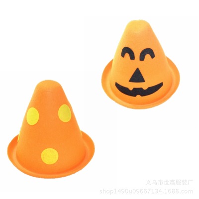 Halloween pumpkin hats for children adult Cosplay shows decorated with smiley hats