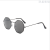 Metal octagonal fashionable sunglasses ocean series sunglasses small and fresh