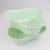 Wheat sweet clover double layer bleach basket plastic degradable fruit basket environmental protection dry fruit tray was fruit shell storage basket