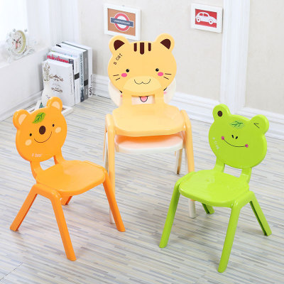 Thickened kindergarten table, chair, high children's chair, non-slip plastic chair, learning chair, school chair