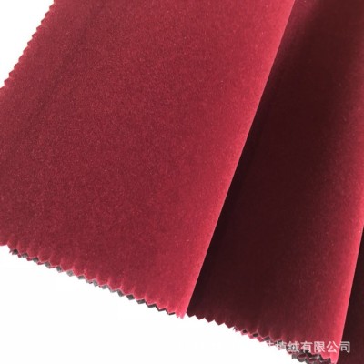 Supply Wine Red Non-Woven Bottom Nylon Wool Flocking Cloth Crafts Flocking Cloth Jewelry Box Flannel Spot Wholesale