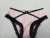 Underwear.8771.Magicpink sexy breathable ladies low waist brief, lace cotton crotch girl thin ice silk style panty