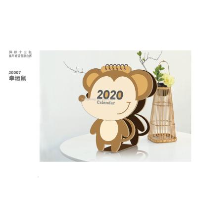 In 2020, there will be 13 lucky mouse creative desk calendars