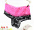 Underwear.8714.Europe and the United States Magic PINK secret ladies cotton panty  lace stitching fantasy PINK lace cotton breathable brief