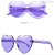 Frame - less super light sunglasses decorated love peach glasses spring di glasses female