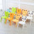 Thickened kindergarten table, chair, high children's chair, non-slip plastic chair, learning chair, school chair