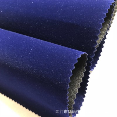 Supply Non-Woven Bottom Flocking Cloth Sapphire Blue Nylon Wool Flocking Medium Wool Flocking Cloth for Calligraphy and Painting