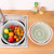 Drain basket plastic kitchen wash basket rice fruit bowl fruit tray leaky basket
