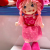 Pink doll birthday present in memory of children's toys