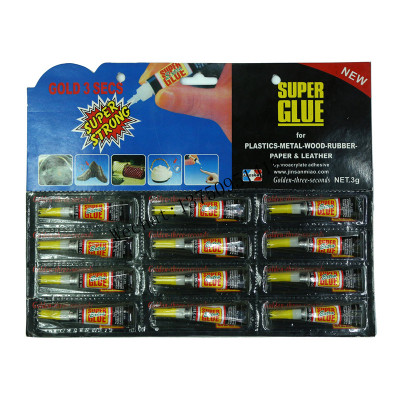 GOLD 3 SECS 502 Super Glue Power Glue Shoe Glue Repair Glue Fast Dry Glue Liquid Glue cube 502 super glue little black card 502 instant super glue