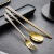 Stainless Steel 304 Korean Knife, Fork and Spoon Three-Piece Chopsticks Spoon Fork Portable Tableware