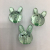 Manufacturers direct transparent acrylic half-hole headdress, rabbit pen head, cabinet accessories