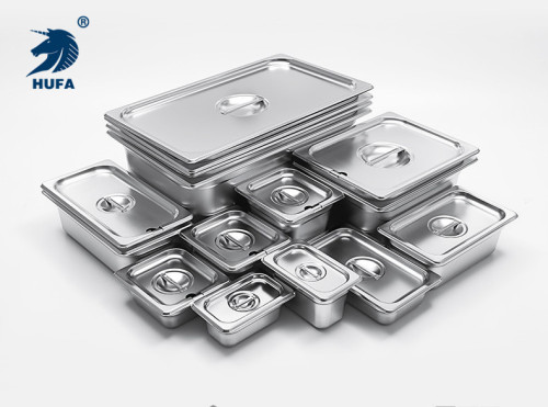 1/4 15cm deep-selling stainless steel food container safe and reliable buffet food pot..