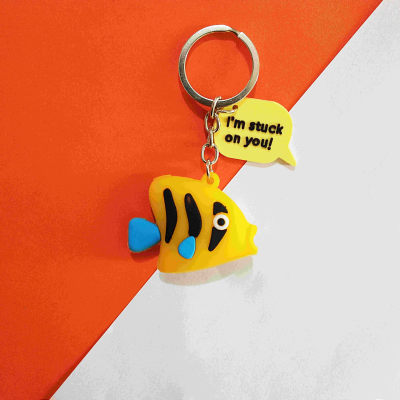 Cartoon shark doll key chain pendant key accessories car accessories pendant