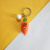 Lovely fruit sitting room carrot watermelon key chain pendant bag ornaments ornaments creative ornaments novelty toys