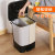 The Home office 20 liter double bucket foot sorting trash can comes with 4 free trash sorting 4 trash labels