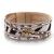 Cross-border Europe and the United States popular autumn and winter magnet buckle leopard print bracelet fashion bracelet leather horsehair bracelet